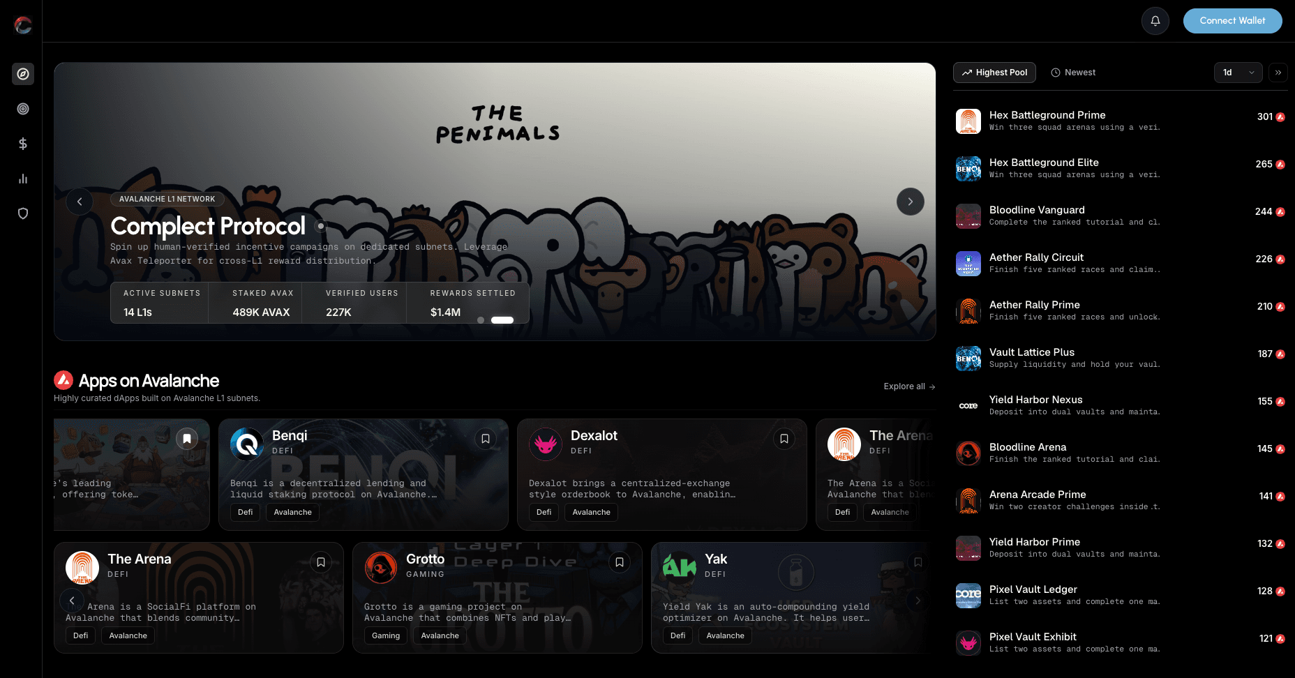 Discover feed preview